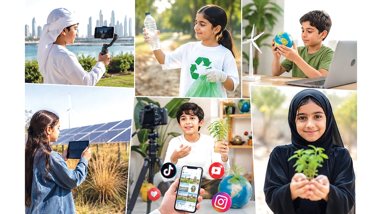 جيل إماراتي يستخدم أدوات رقمية لتعزيز الوعي البيئي